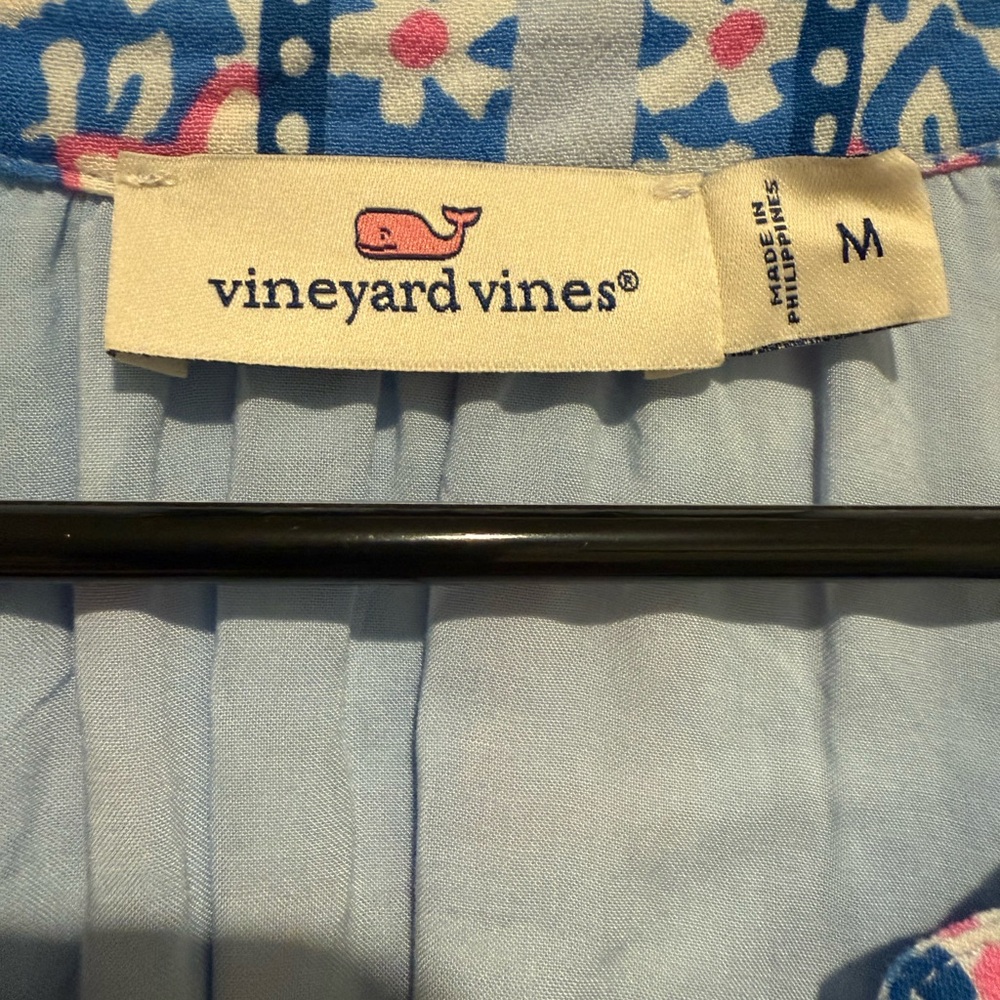 Vineyard Vines Blue and Pink Floral Dress - Picture 3 of 3
